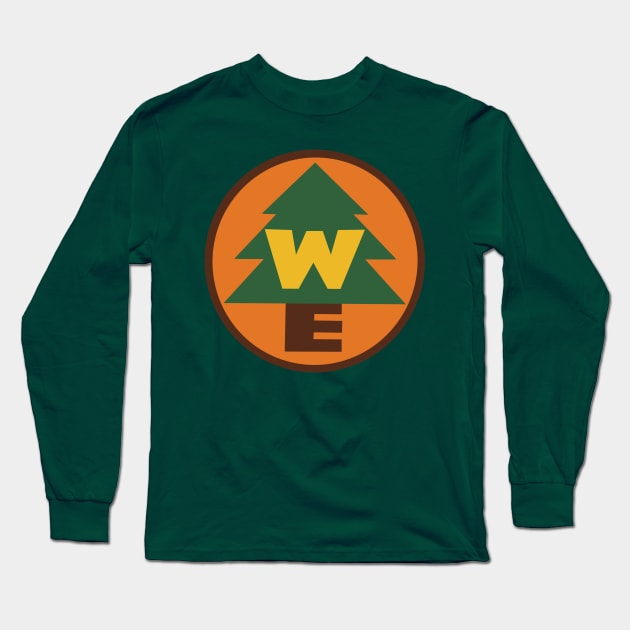 Wilderness explorers back print Long Sleeve T-Shirt by EnglishGent